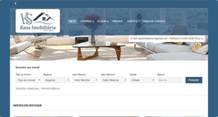 Desktop Screenshot of kasaimobiliaria.com.br